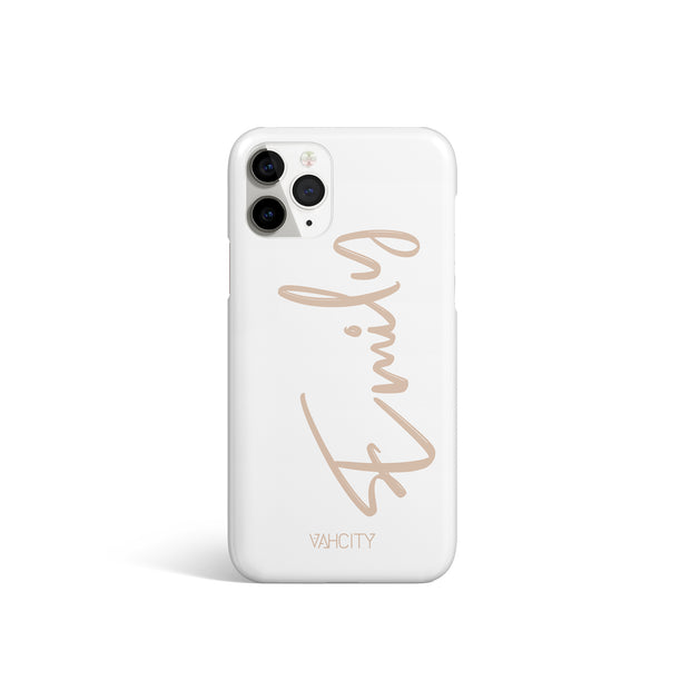 Lux White Personalised Case